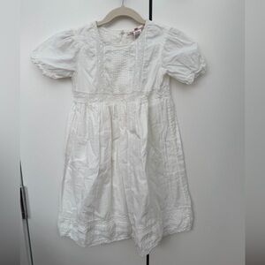 Bonpoint White Lace Formal Kids Dress